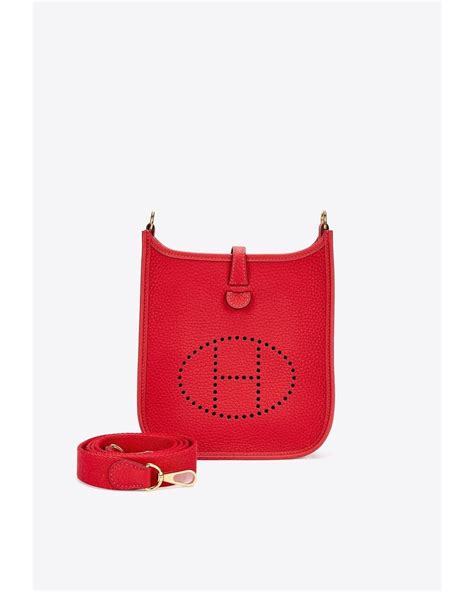 hermes rouge vermillon|Hermes Evelyne TPM Rouge Vermillon .